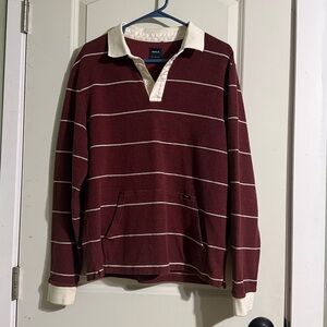 Men’s RVCA Fairfax Rugby Top. Size medium